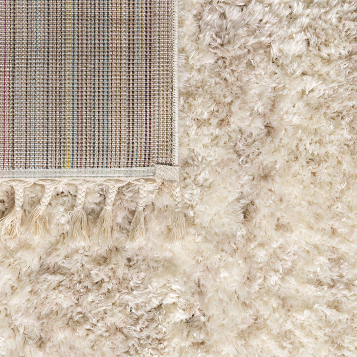 Shaggy Solid Rug Beige Cream #45561